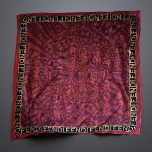 Fendi | Accessories | Scarves & Wraps | FF Spiral Handkerchief Scarf